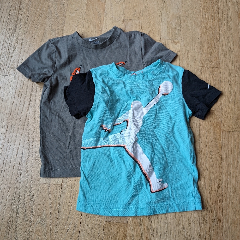 Nike and Jordan Short sleeve tee shirt bundle size 4/5